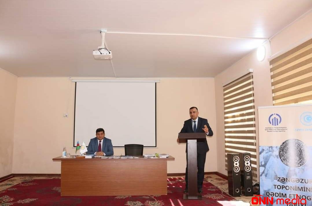 "Zəngəzur" toponiminin qədim etnogenez tarixi" adlı kitabının təqdimatı keçirilib - Qubada FOTO
