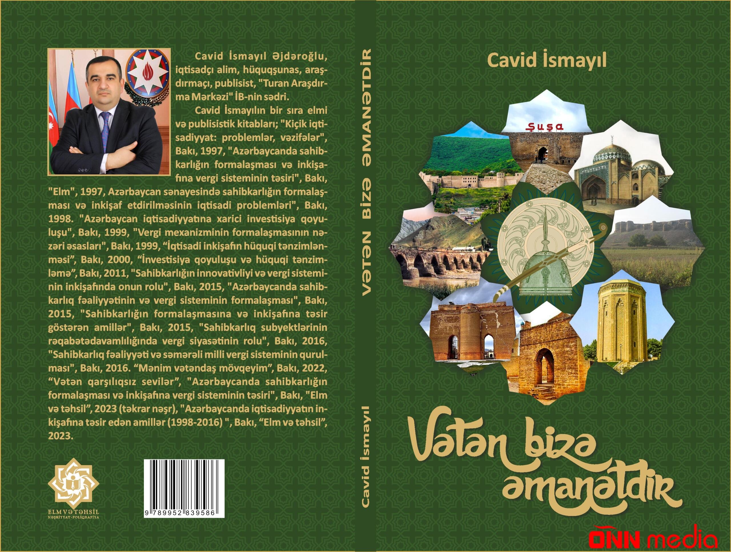 "Vətən bizə əmanətdir" adlı kitab çapdan  çıxdı